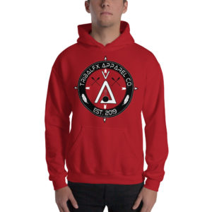 Red w/ Classic Logo Hooded Sweatshirt