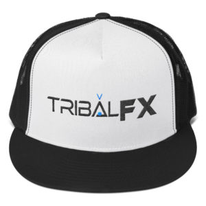 Black & White Snapback Trucker Cap